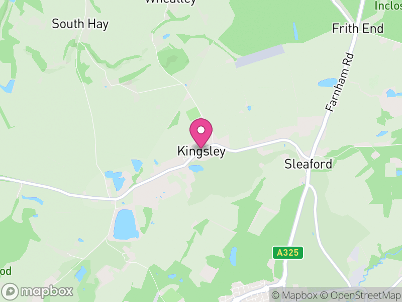 Map of Kingsley, East Hampshire