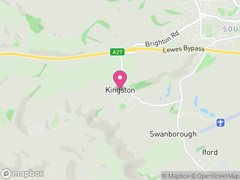 Map of Kingston near Lewes, Lewes