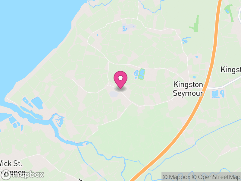 Map of Kingston Seymour, North Somerset