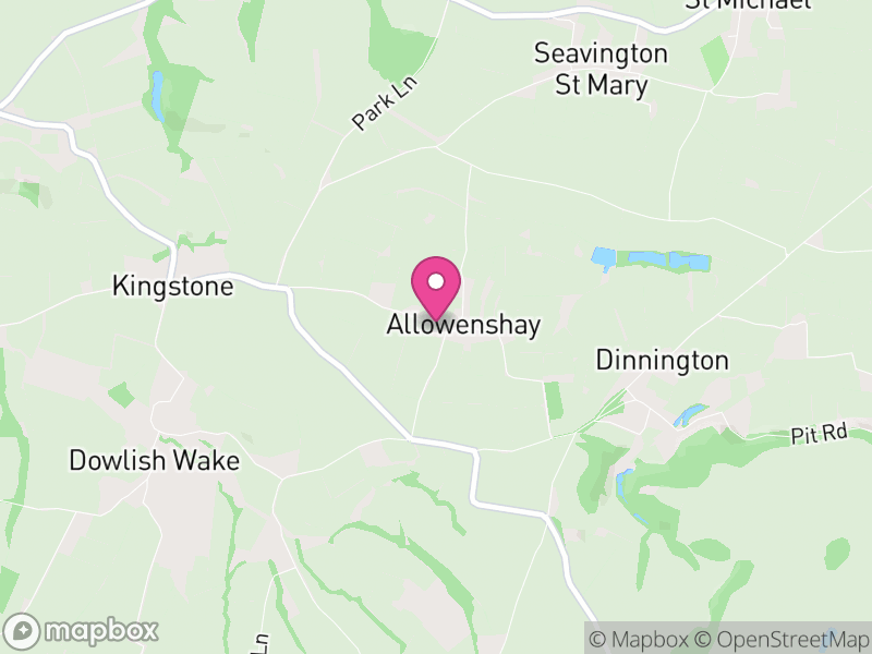 Map of Kingstone, Somerset