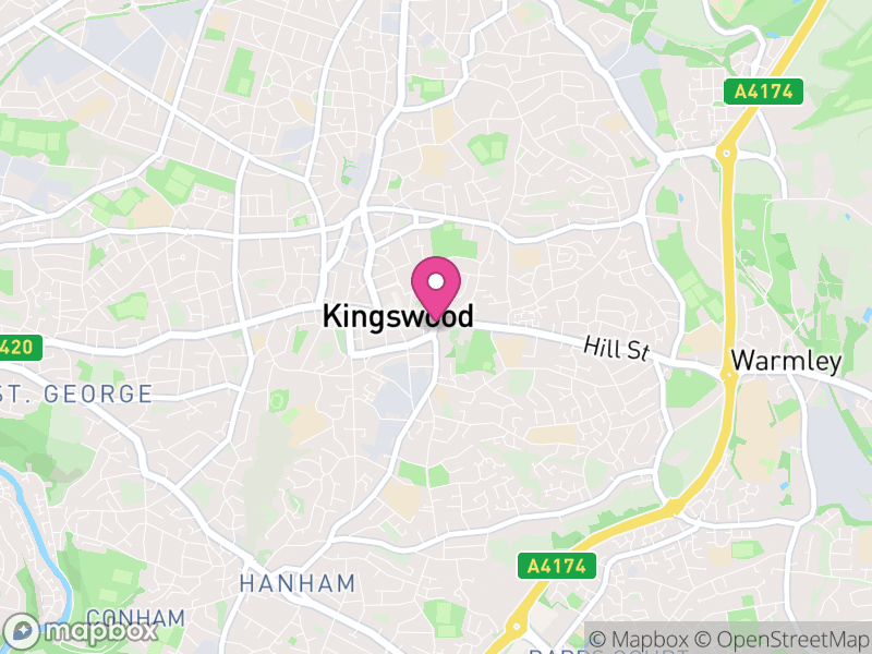 Map of Kingswood, Buckinghamshire