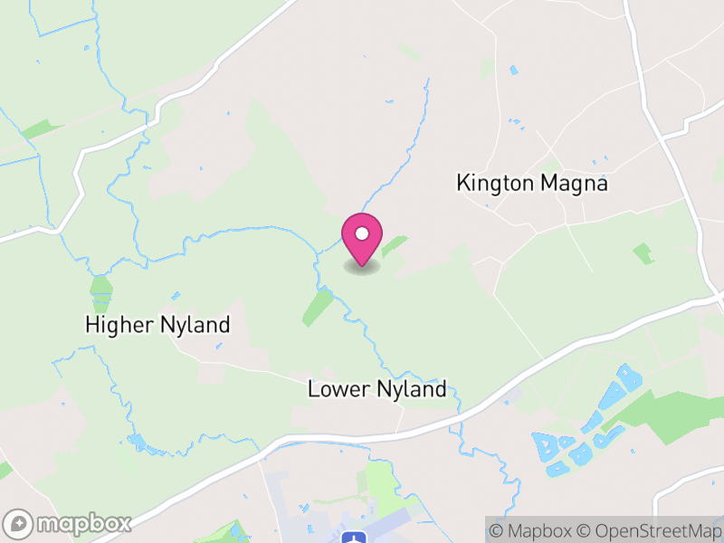 Map of Kington Magna, Dorset