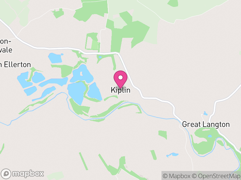 Map of Kiplin, North Yorkshire