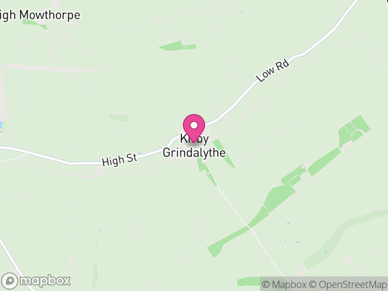 Map of Kirby Grindalythe, North Yorkshire