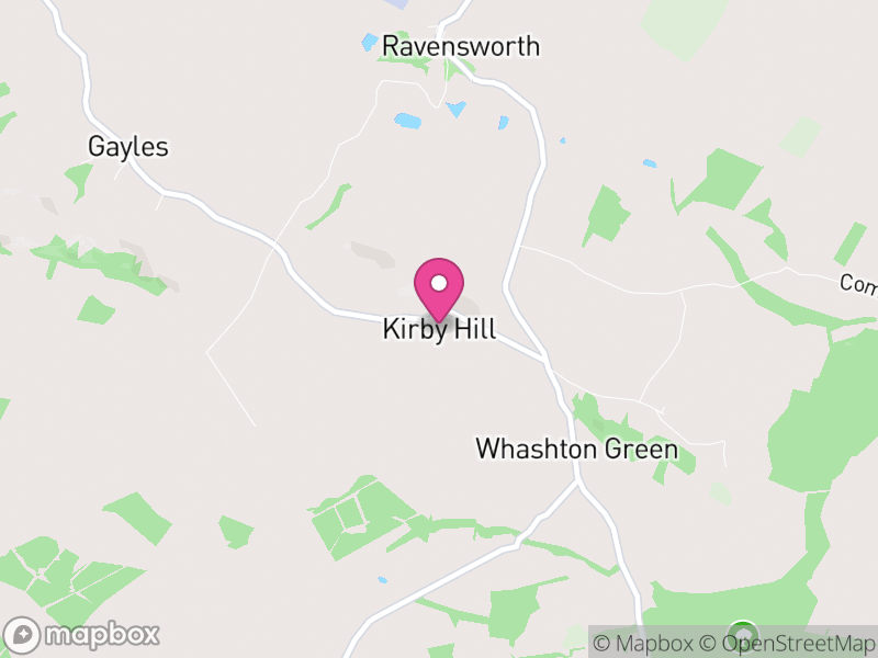 Map of Kirby Hill, North Yorkshire