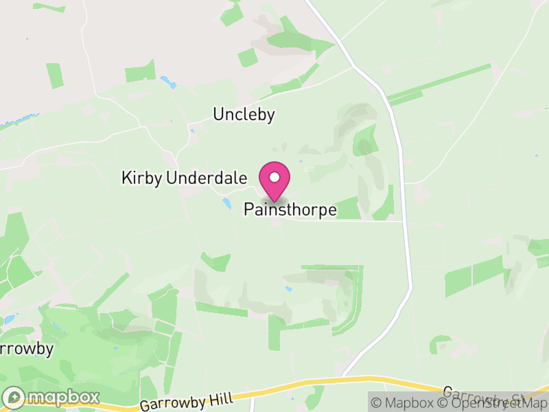 Map of Kirby Underdale, East Riding of Yorkshire