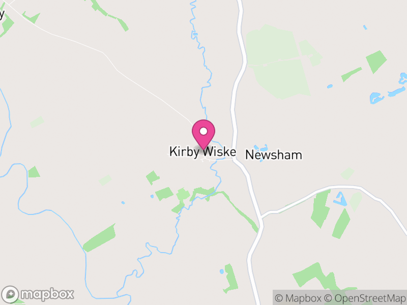 Map of Kirby Wiske, North Yorkshire