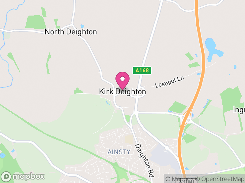 Map of Kirk Deighton, North Yorkshire
