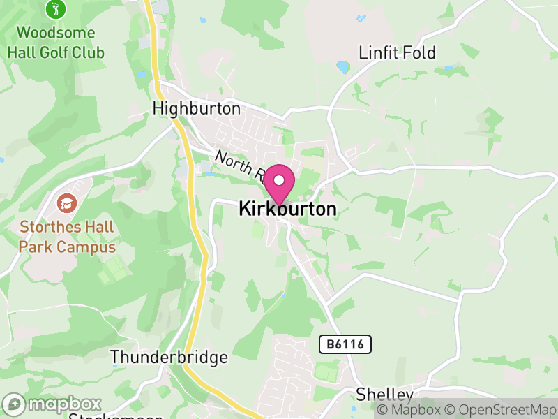 Map of Kirkburton, Kirklees