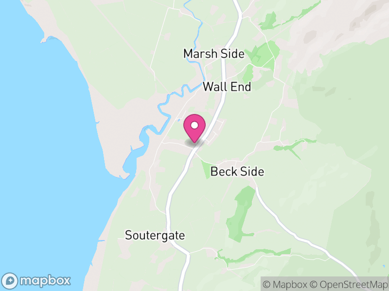 Map of Kirkby Ireleth, Westmorland and Furness