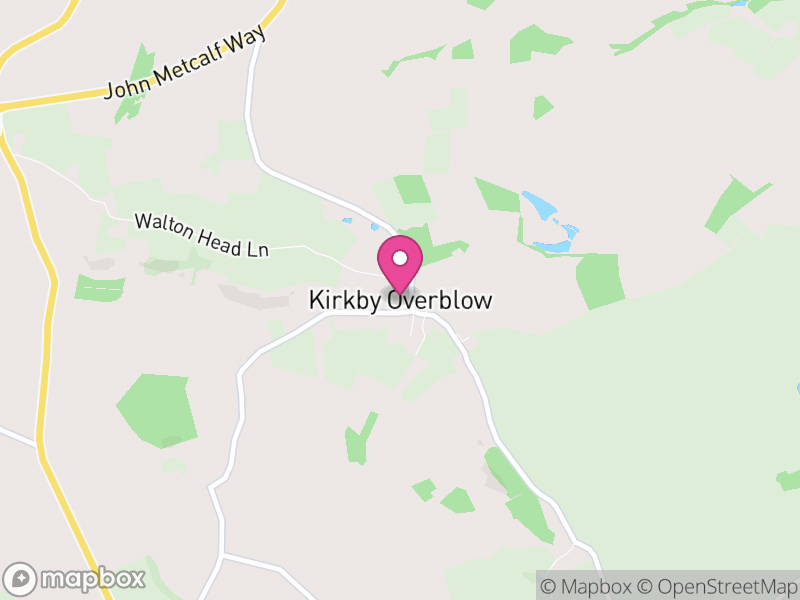 Map of Kirkby Overblow, North Yorkshire