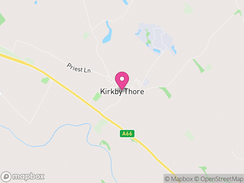 Map of Kirkby Thore, Westmorland and Furness