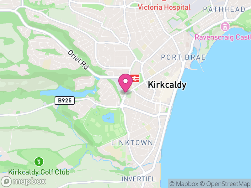 Map of Kirkcaldy