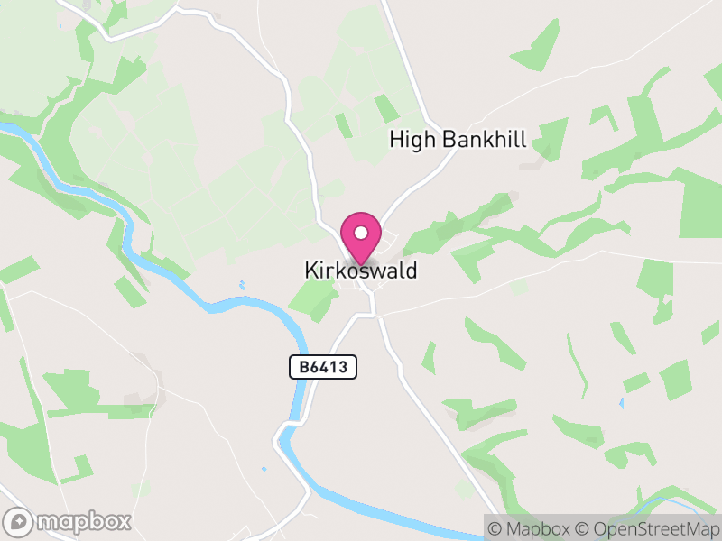 Map of Kirkoswald, Westmorland and Furness