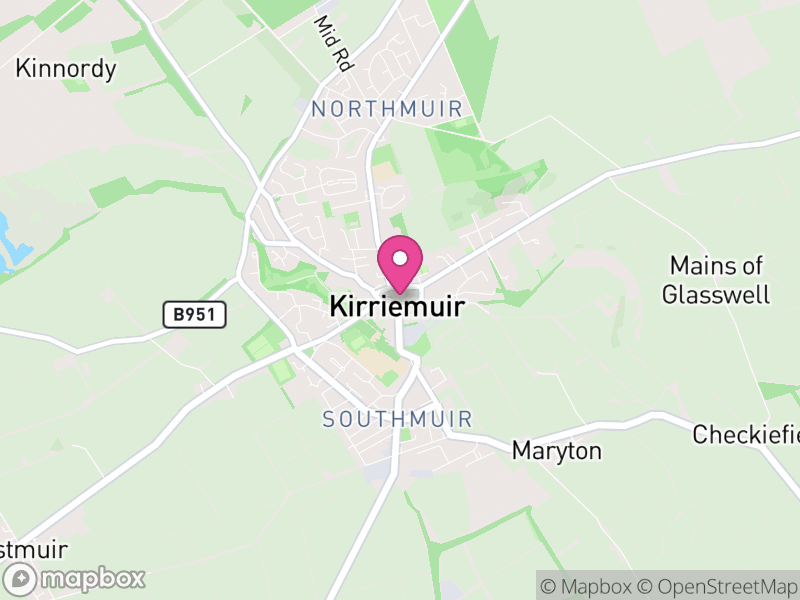Map of Kirriemuir