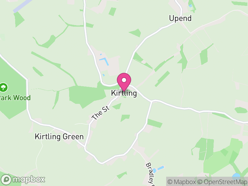 Map of Kirtling, East Cambridgeshire