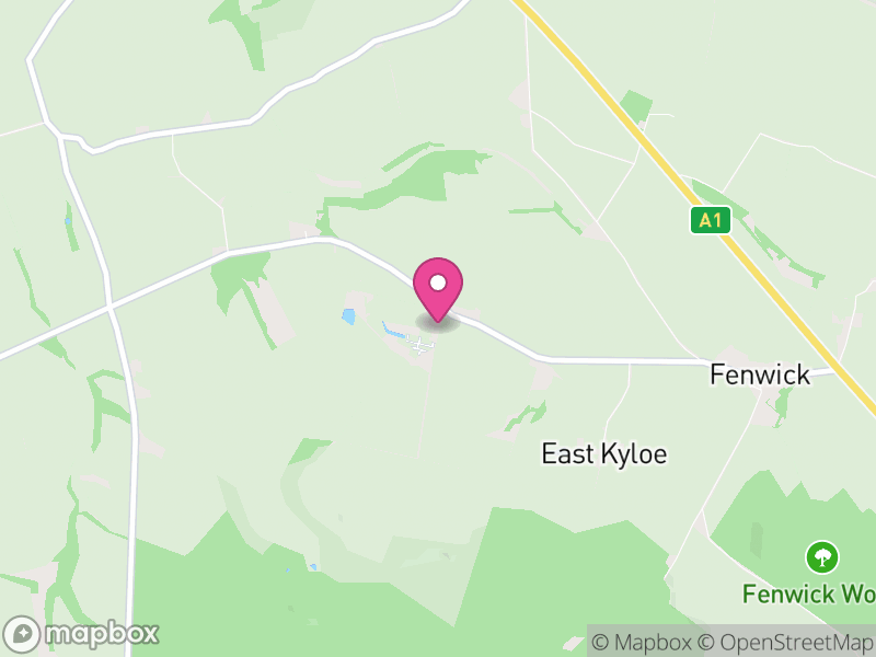 Map of Kyloe, Northumberland