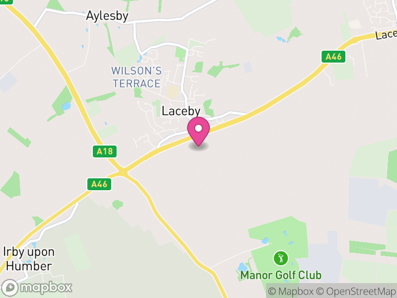 Map of Laceby, North East Lincolnshire
