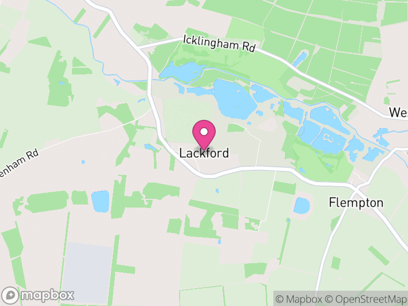 Map of Lackford, West Suffolk