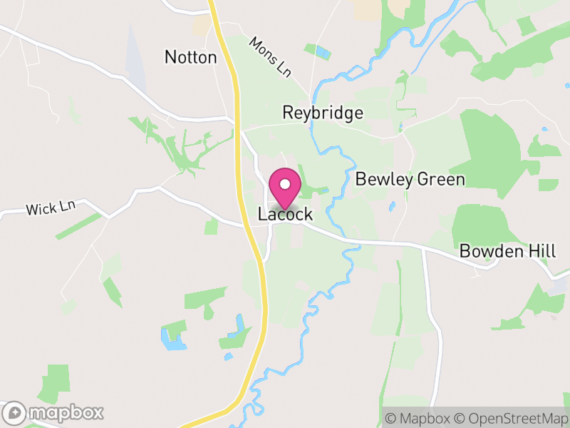 Map of Lacock, Wiltshire