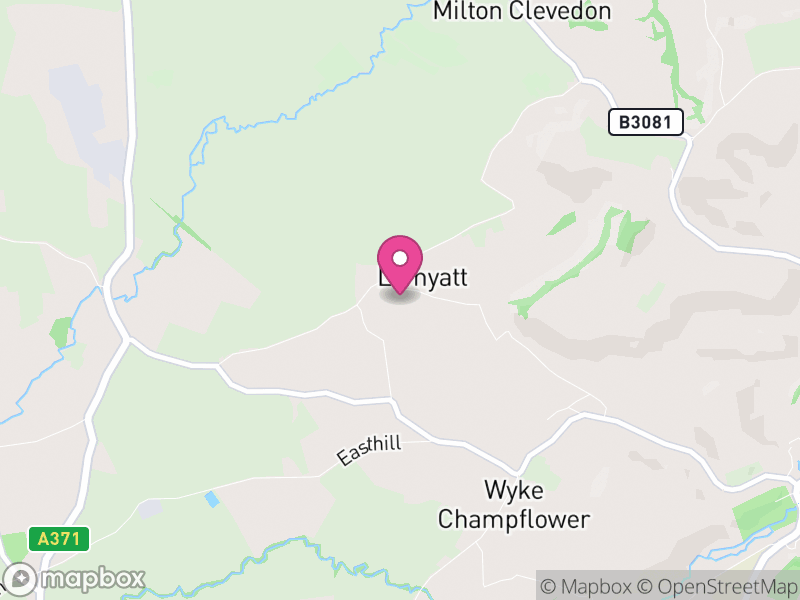 Map of Lamyatt, Somerset