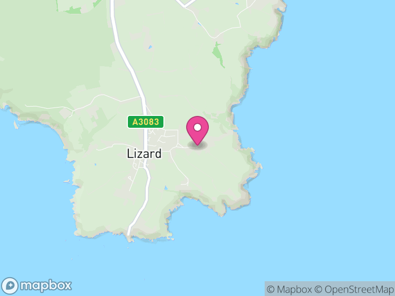 Map of Landewednack, Cornwall