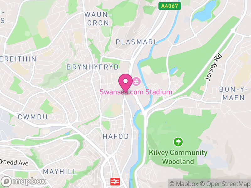 Map of Landore, Swansea