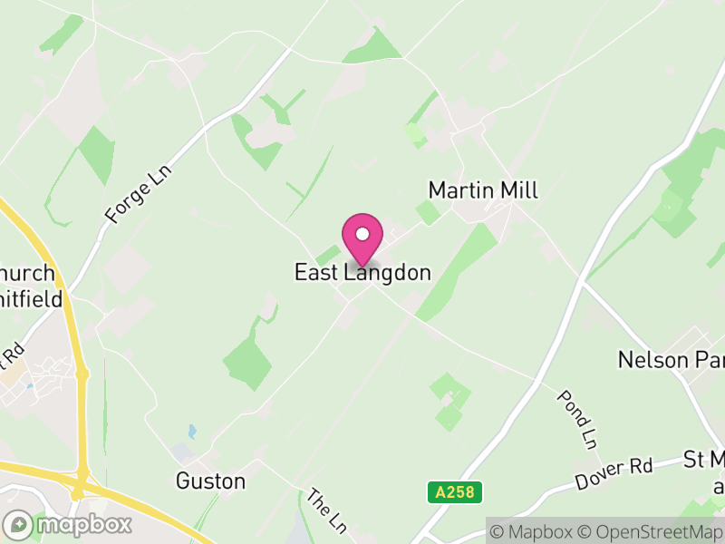 Map of Langdon, Dover