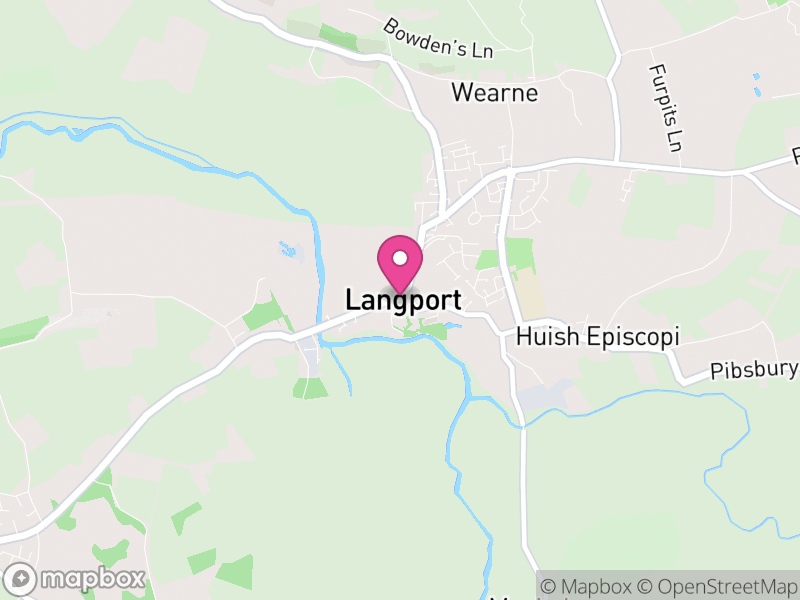 Map of Langport, Somerset