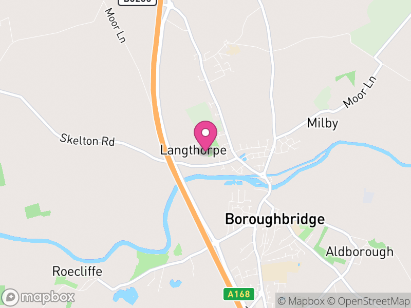 Map of Langthorpe, North Yorkshire