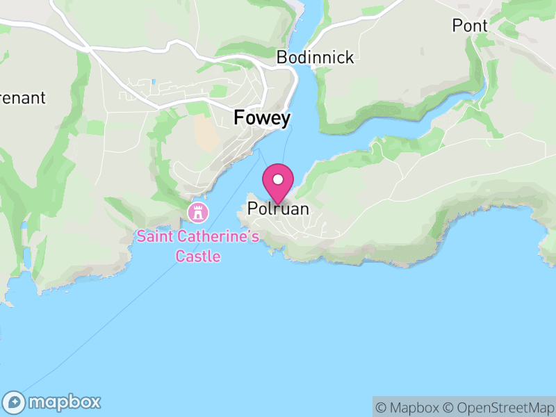 Map of Lanteglos, Cornwall