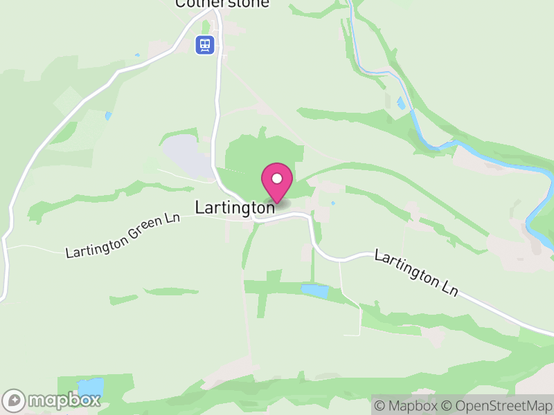 Map of Lartington, County Durham