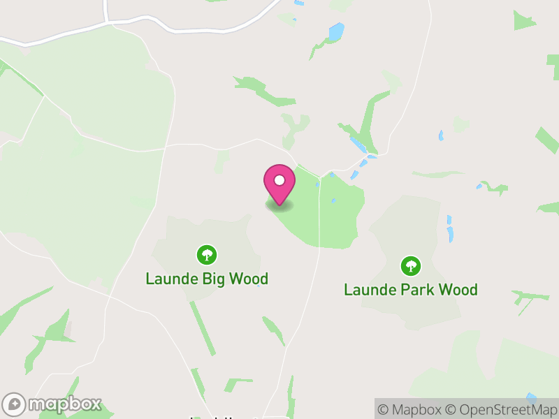 Map of Launde, Harborough