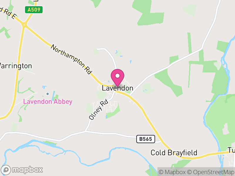 Map of Lavendon, Milton Keynes