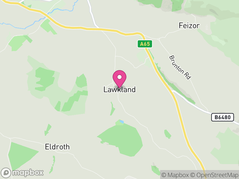 Map of Lawkland, North Yorkshire