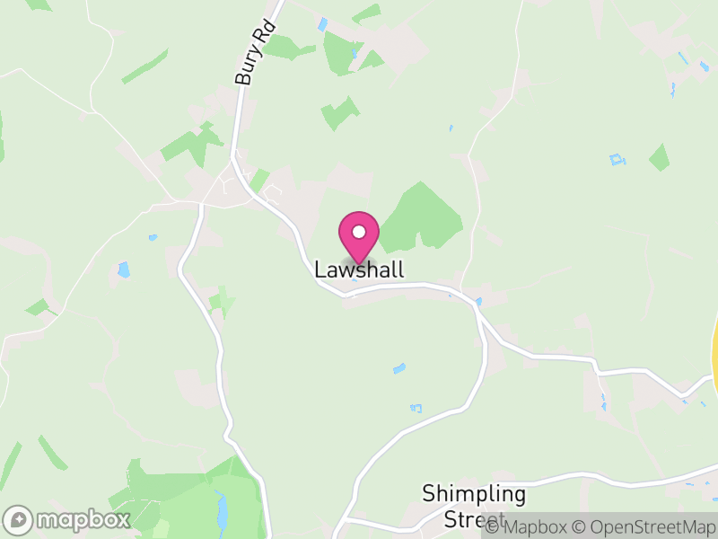 Map of Lawshall, Babergh