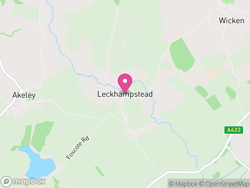 Map of Leckhampstead, Buckinghamshire