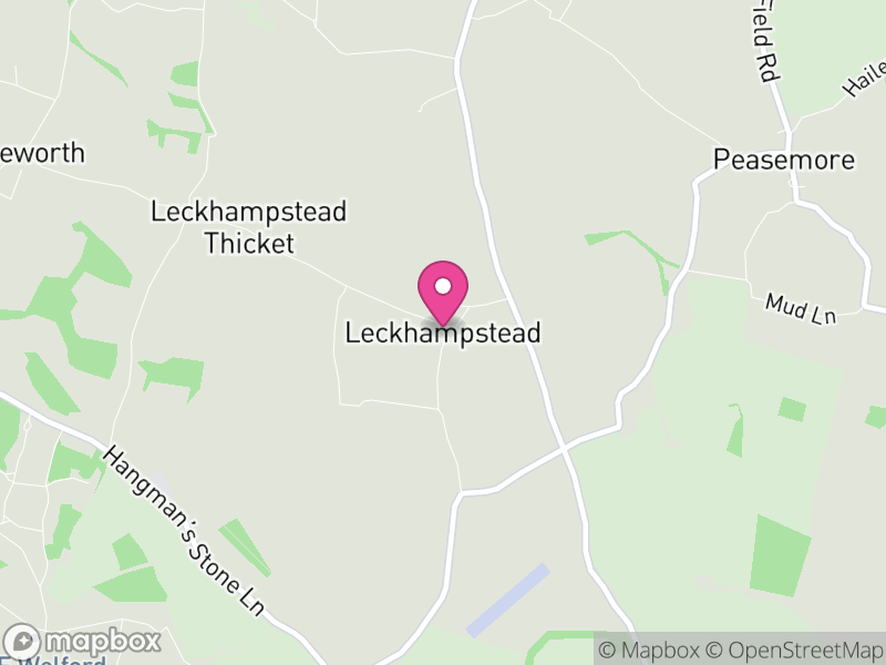 Map of Leckhampstead, West Berkshire