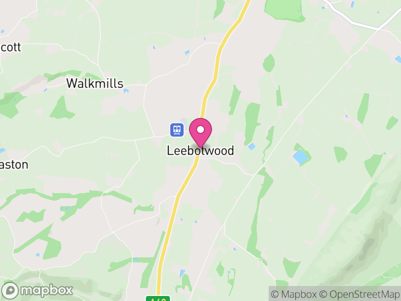 Map of Leebotwood, England