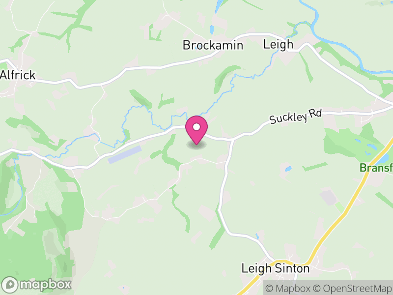 Map of Leigh, Malvern Hills