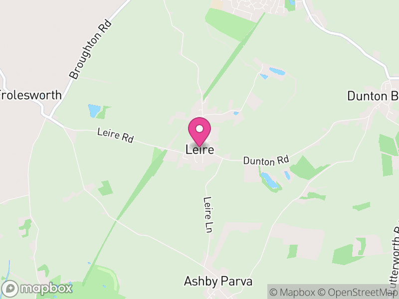 Map of Leire, Harborough