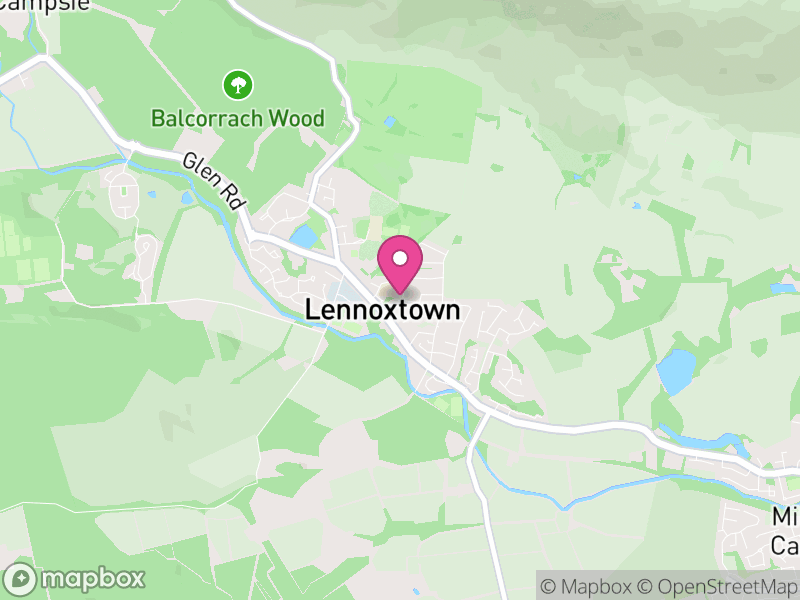 Map of Lennoxtown