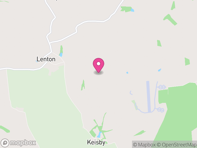 Map of Lenton Keisby and Osgodby, South Kesteven