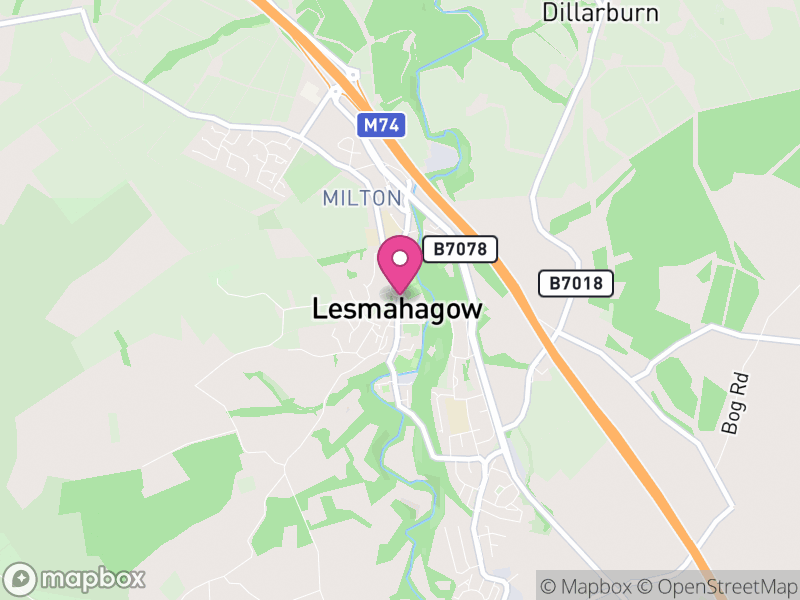 Map of Lesmahagow