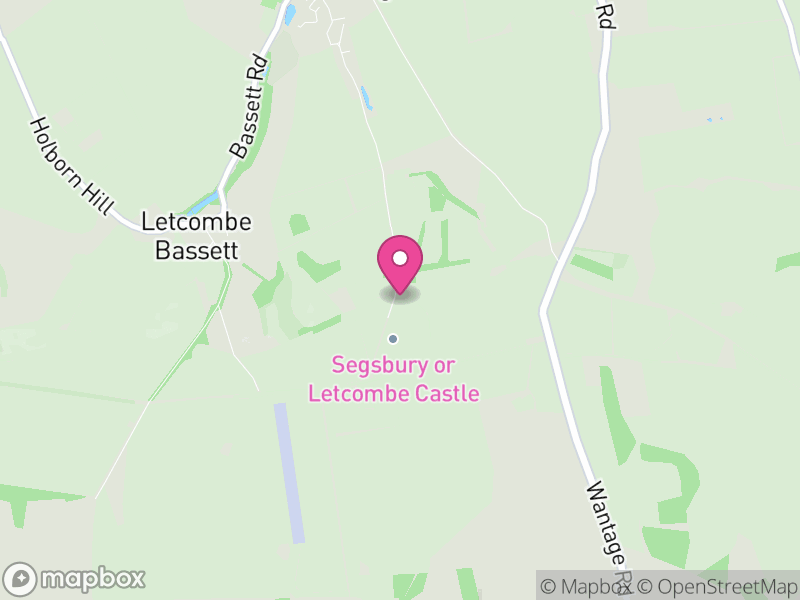 Map of Letcombe Regis, Vale of White Horse