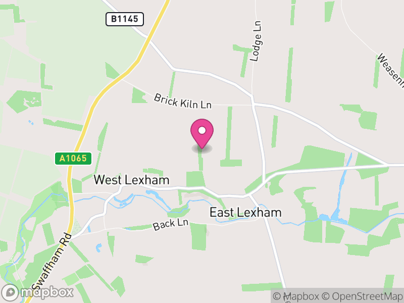 Map of Lexham, Breckland