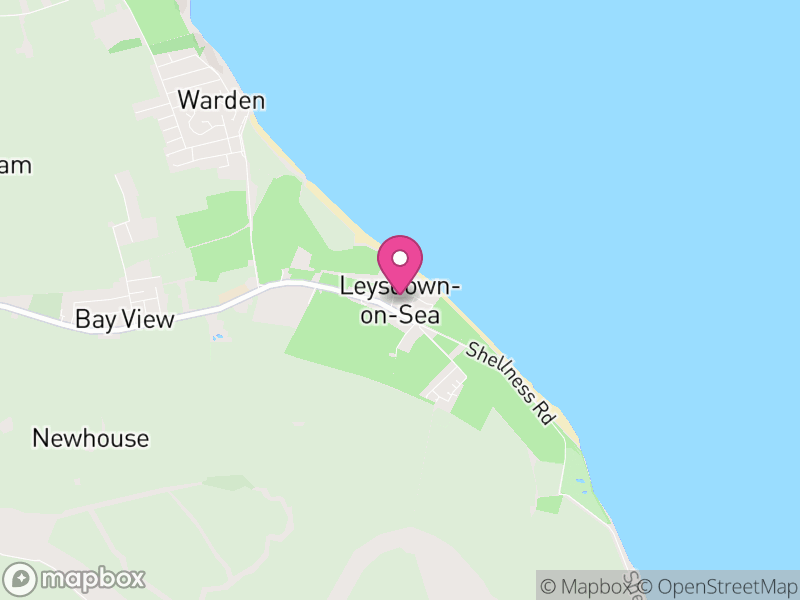 Map of Leysdown, Swale