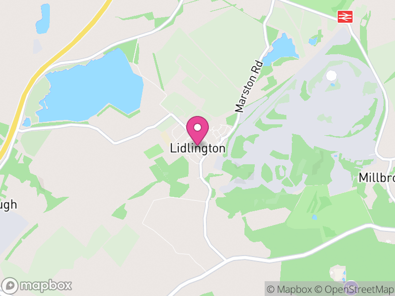 Map of Lidlington, Central Bedfordshire, England