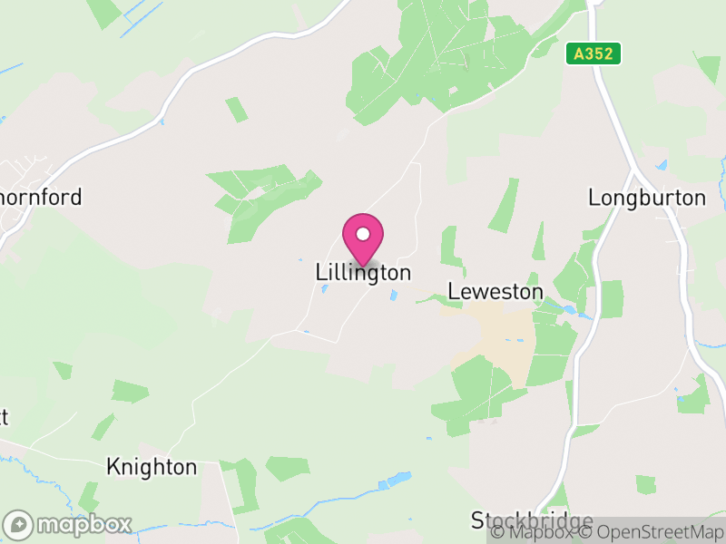 Map of Lillington, Dorset