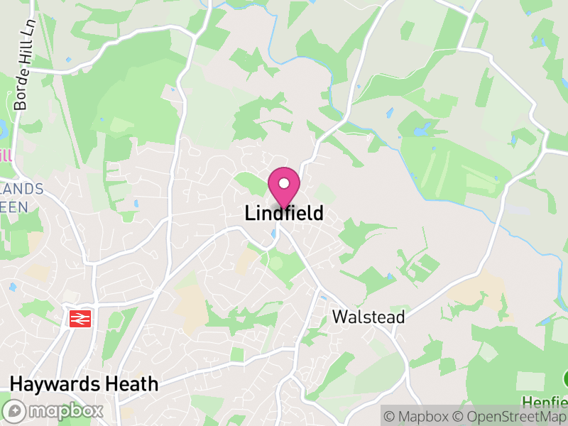 Map of Lindfield, Mid Sussex